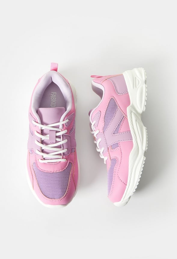 Chunky Colorblock Trainer Pink