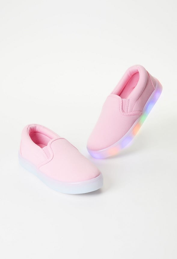 Light Up Slip On Sneaker Pink