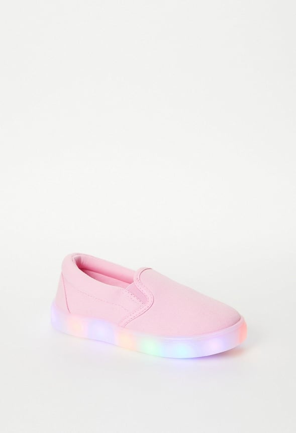 Light Up Slip On Sneaker Pink