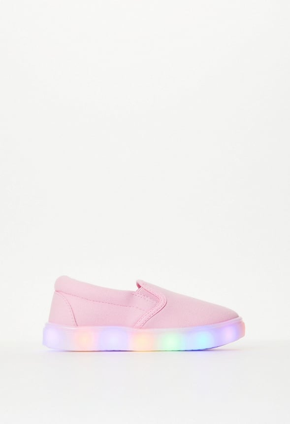 Light Up Slip On Sneaker Pink