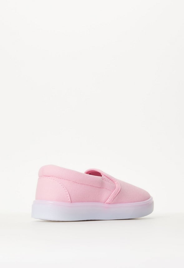 Light Up Slip On Sneaker Pink