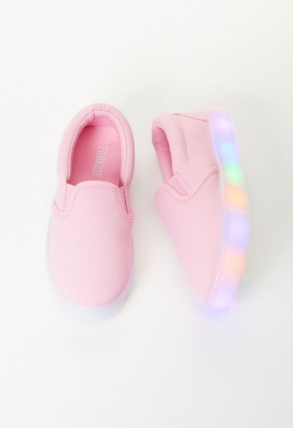 Light Up Slip On Sneaker Pink