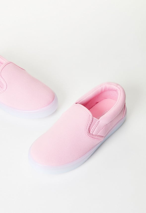 Light Up Slip On Sneaker Pink
