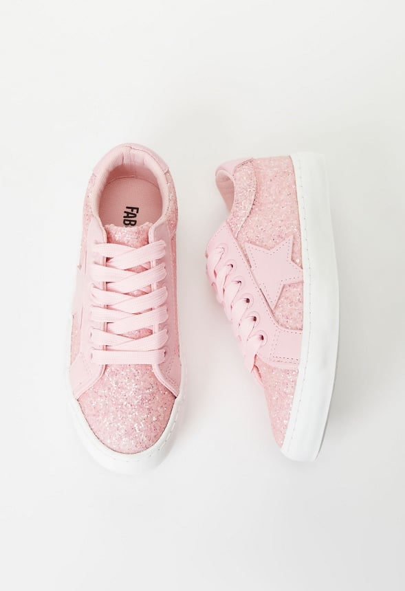 Glitter Star Sneaker Pink