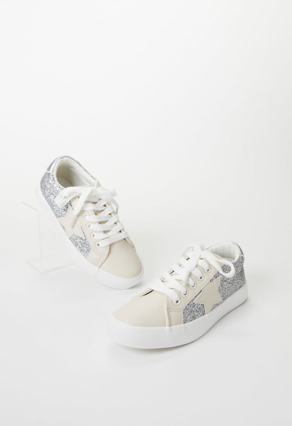 Glitter Star Sneaker Silver