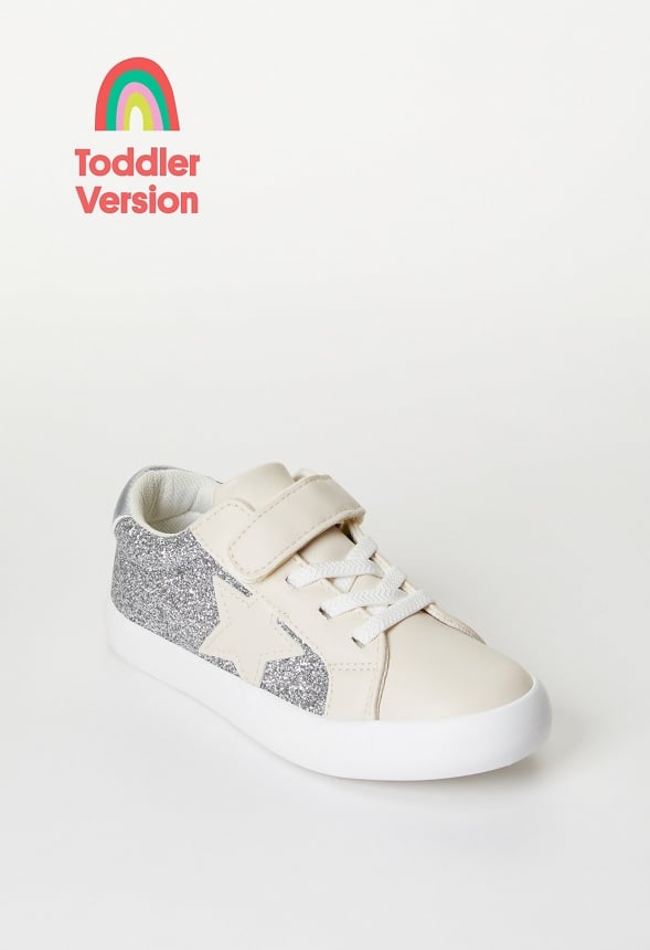 Glitter Star Sneaker Silver
