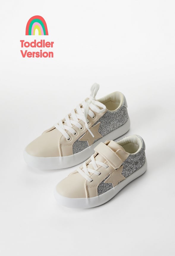 Glitter Star Sneaker Silver