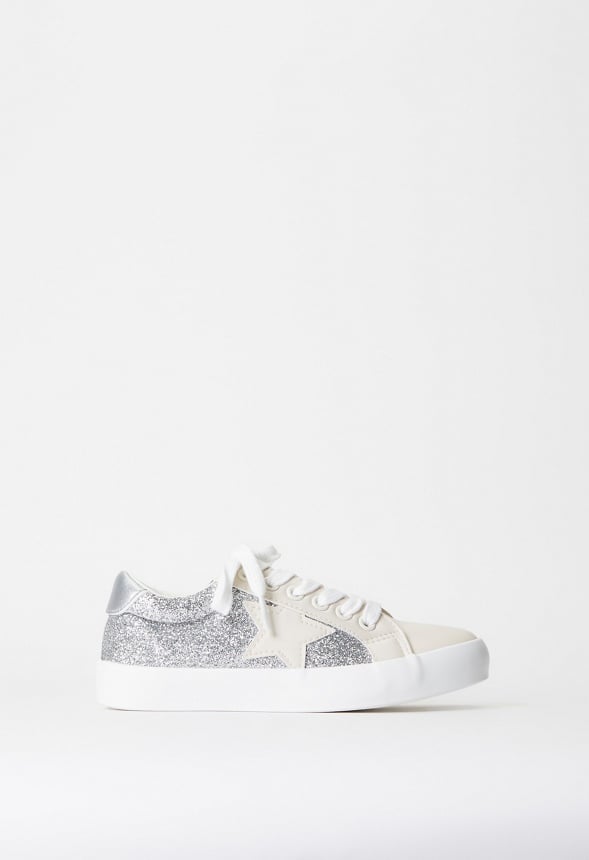 Glitter Star Sneaker Silver