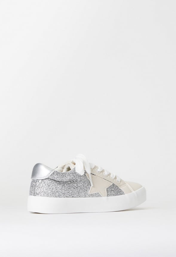Glitter Star Sneaker Silver