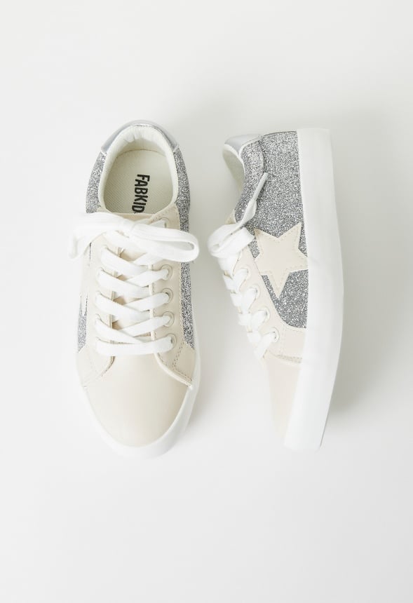Glitter Star Sneaker Silver