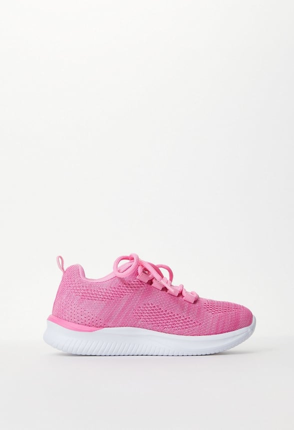 Mesh Knit Athletic Sneaker Pink