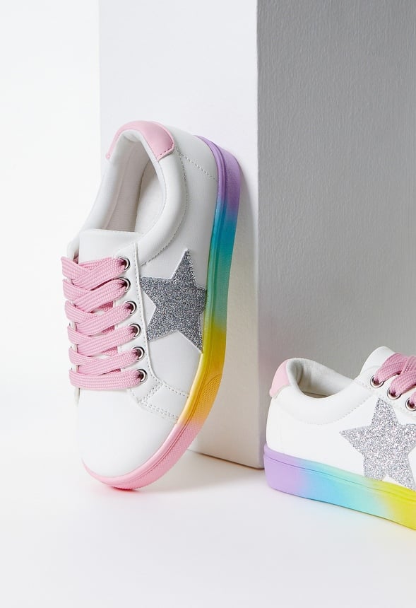 Light Up Side Star Sneaker White