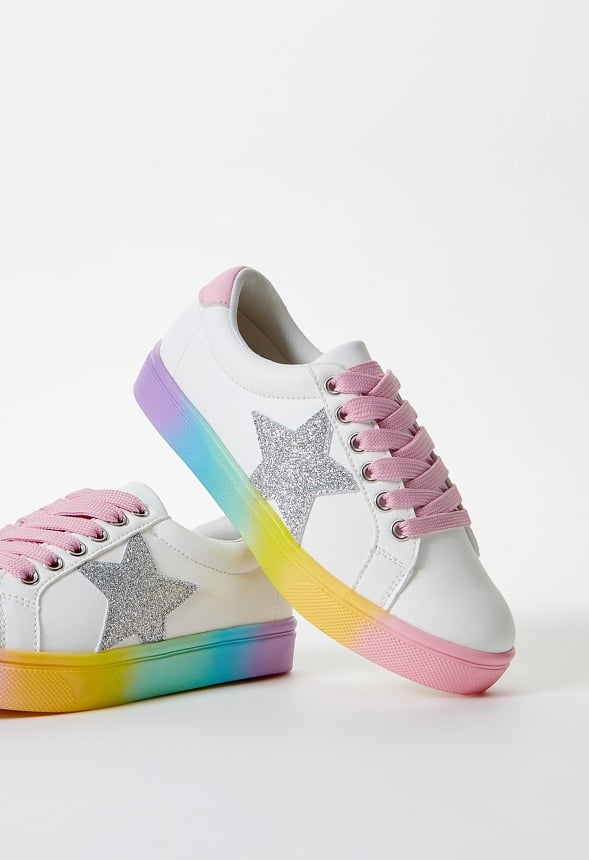 Light Up Side Star Sneaker White