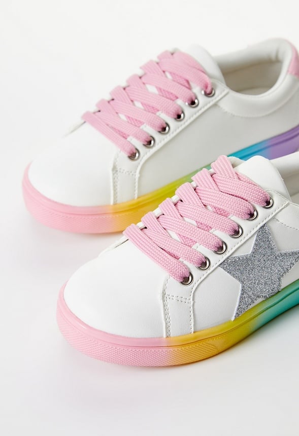 Light Up Side Star Sneaker White