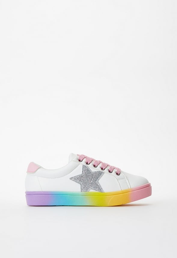 Light Up Side Star Sneaker White