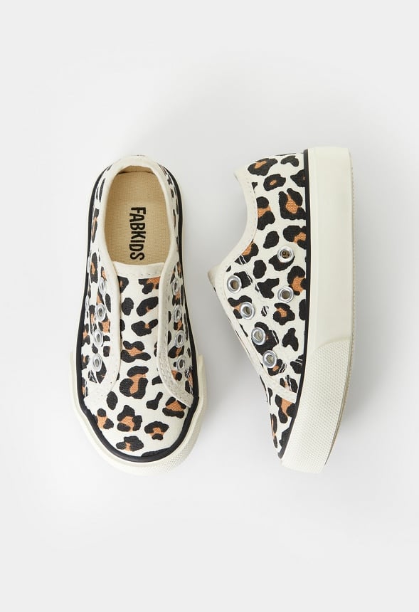 No Lace Slip On Sneaker Tan
