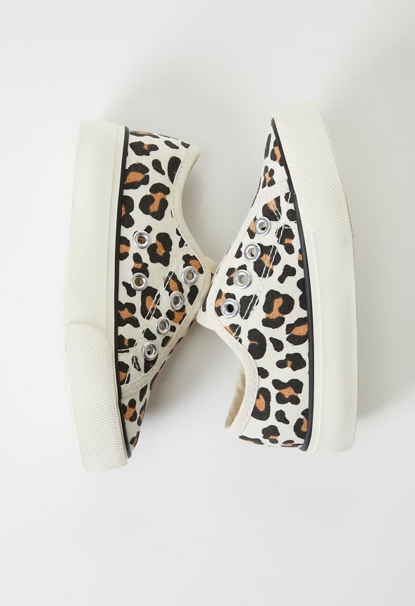 No Lace Slip On Sneaker Tan