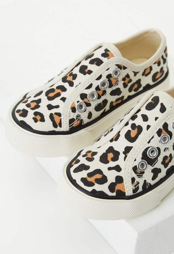 No Lace Slip On Sneaker Tan