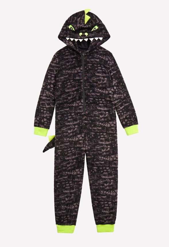 Dragon Sleep Onesie Black