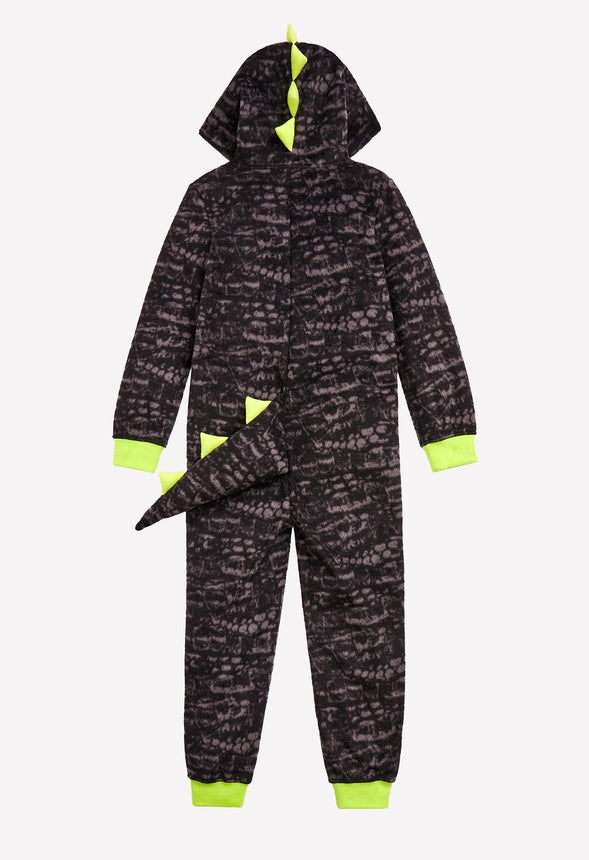 Dragon Sleep Onesie Black
