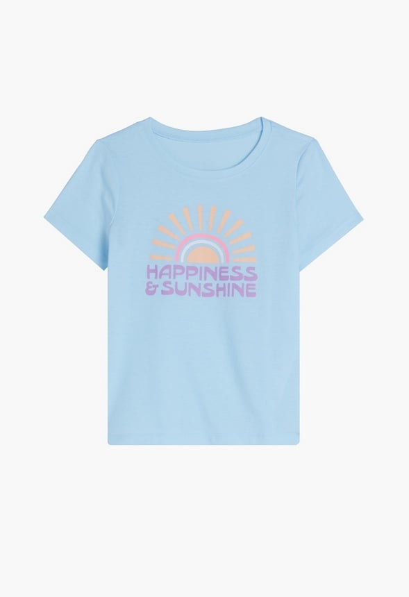 Sunshine & Happiness Tee Light Blue