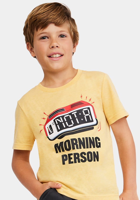Snooze Tee Yellow