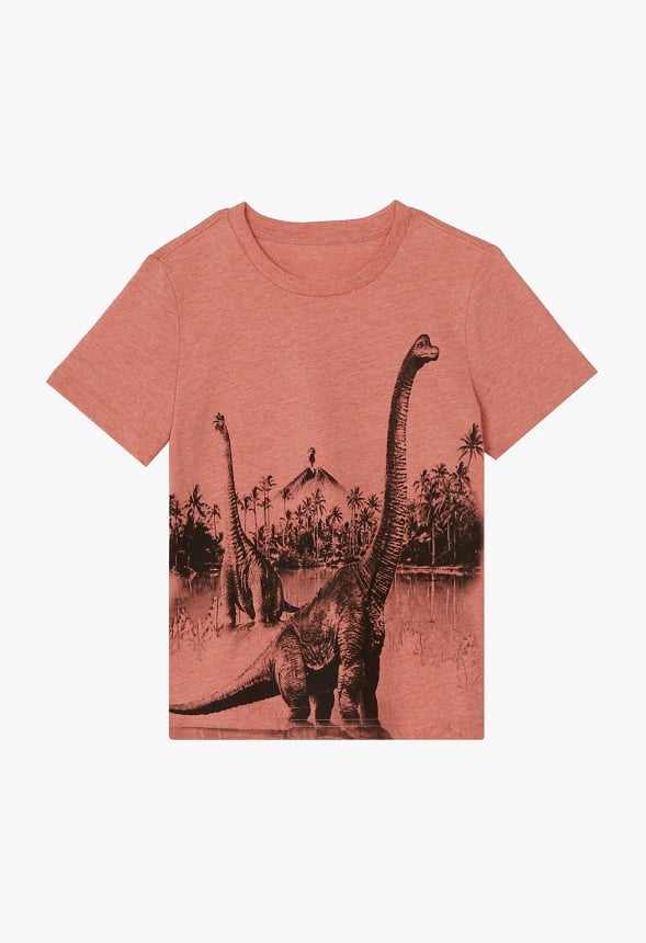 Dino Scene Tee Orange