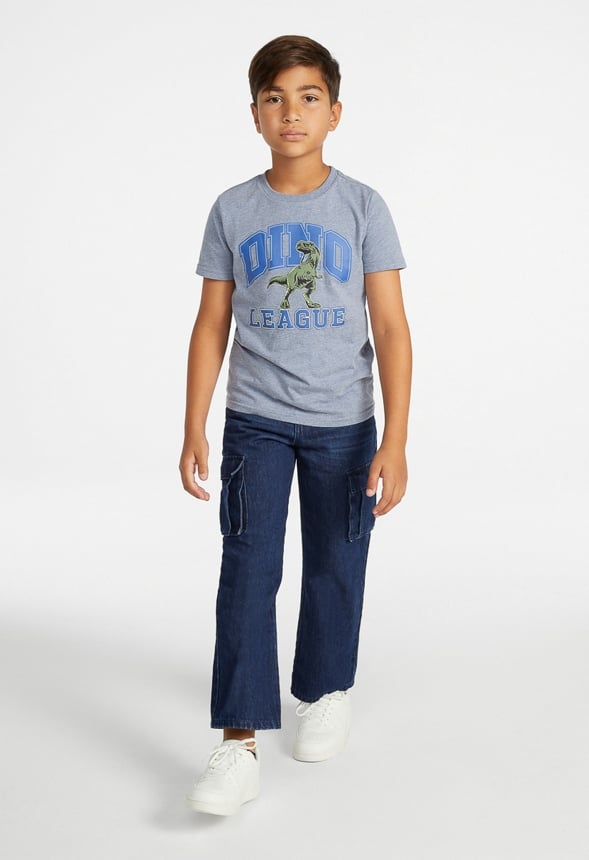 Dino League Tee Blue