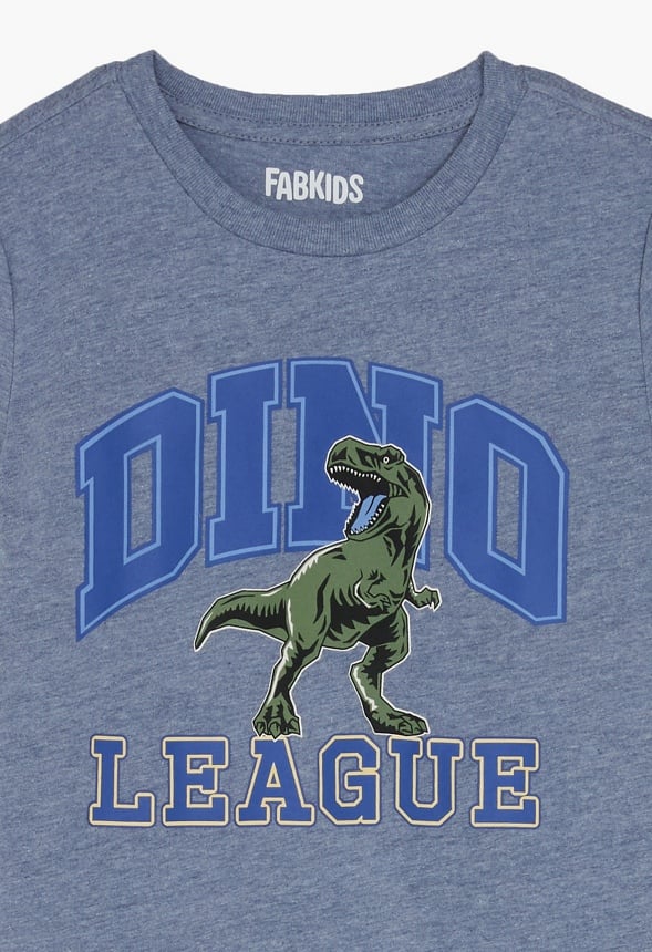 Dino League Tee Blue