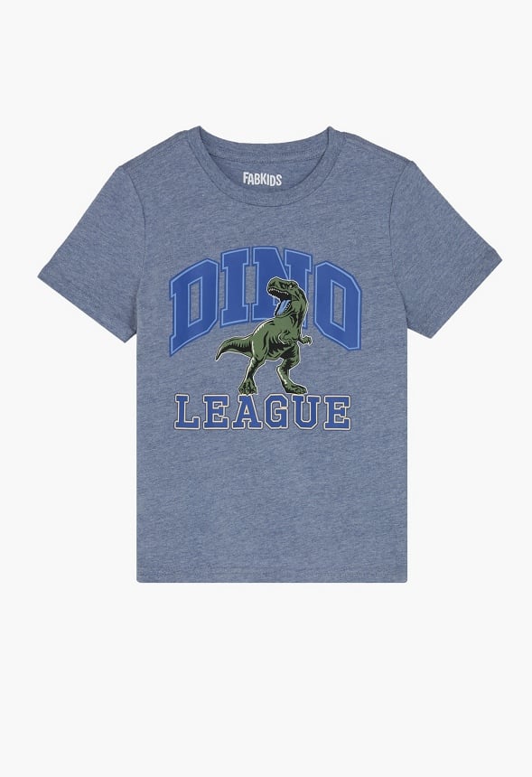 Dino League Tee Blue