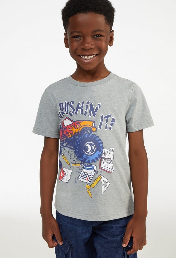 Crushing It Tee Grey
