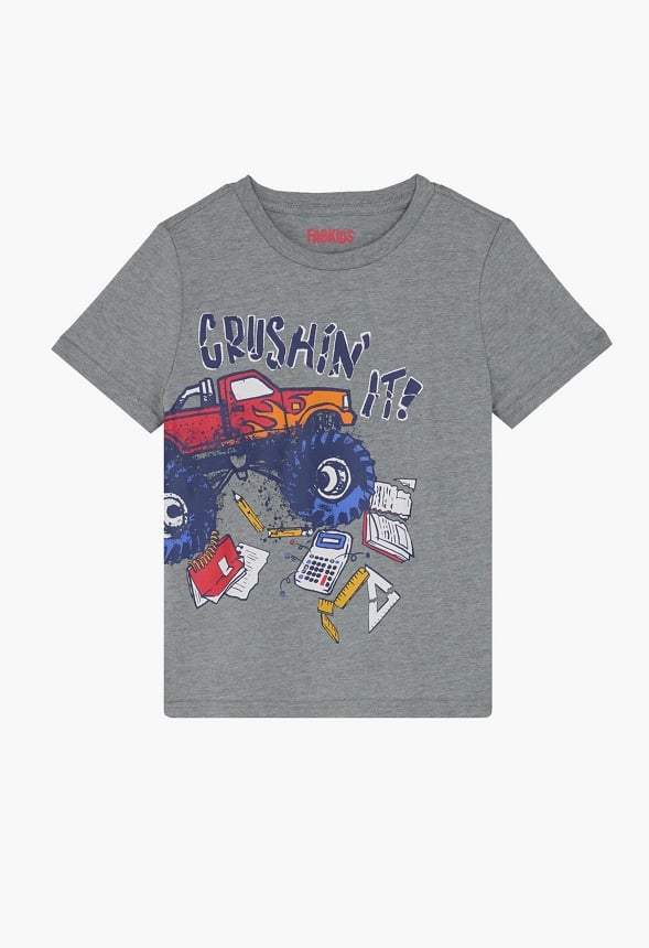 Crushing It Tee Grey