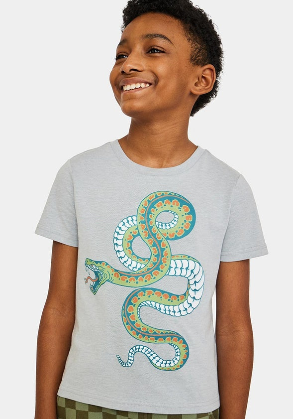 Snake Tee Grey