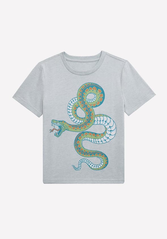 Snake Tee Grey