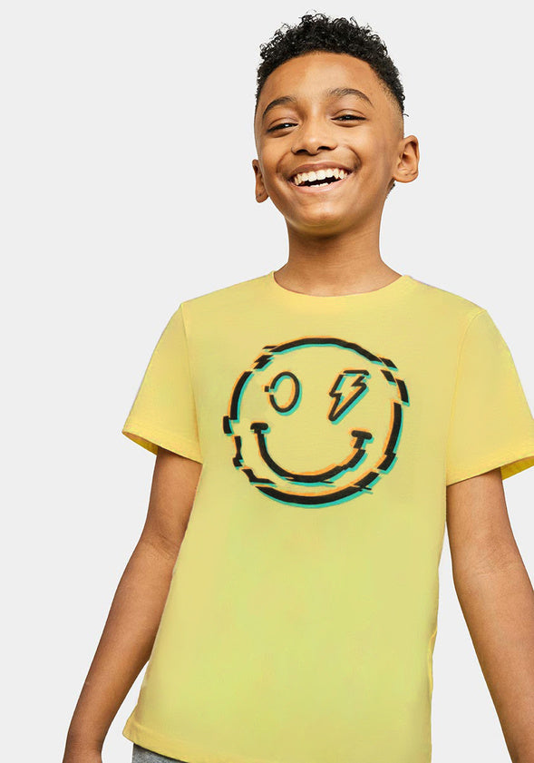 Cool Emoji Tee Yellow
