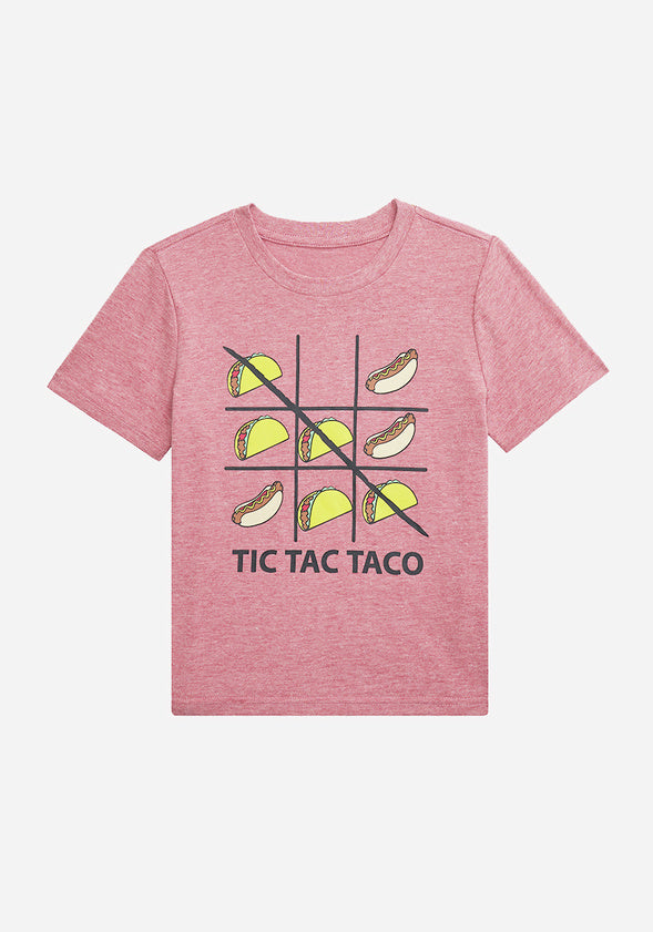 Tic Tac Taco Tee Rust
