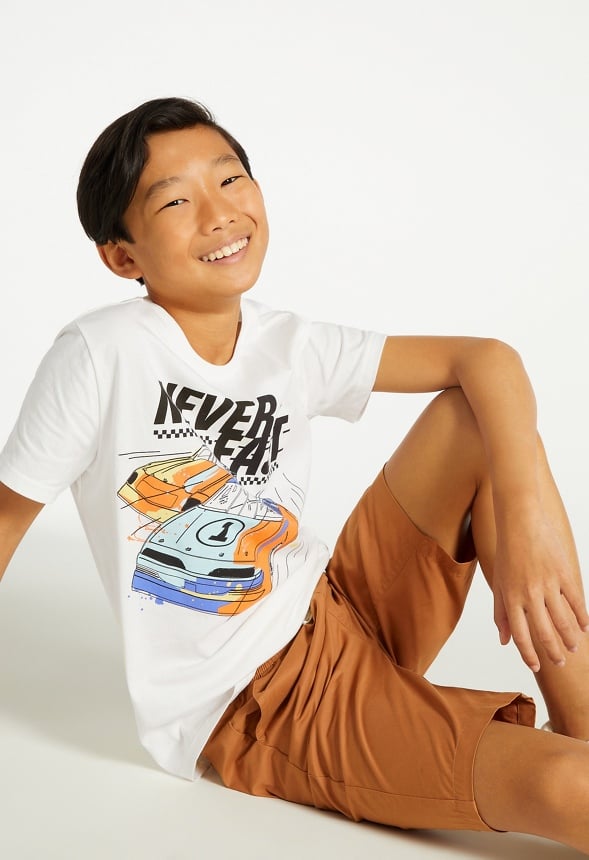 Never Too Fast Tee White