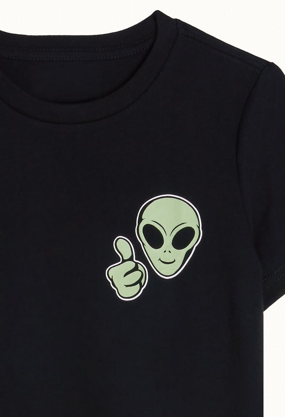 Alien Dude Tee Black