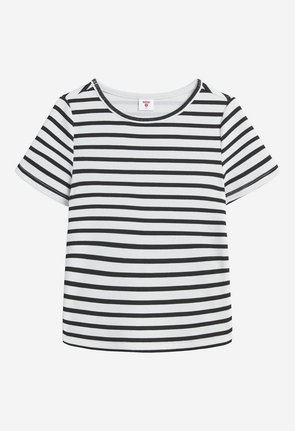 Striped Tee Black Stripe