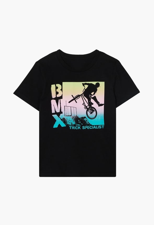 Bmx Rider Tee Black
