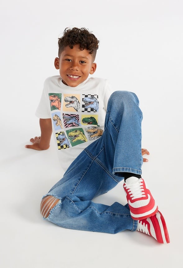 Pop Art Dino Tee White
