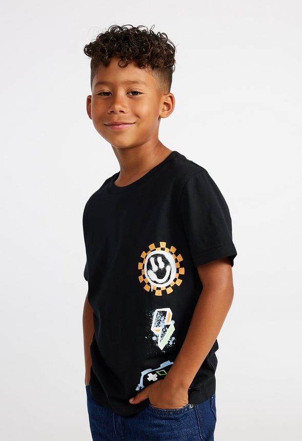 Graffiti Icons Tee Black