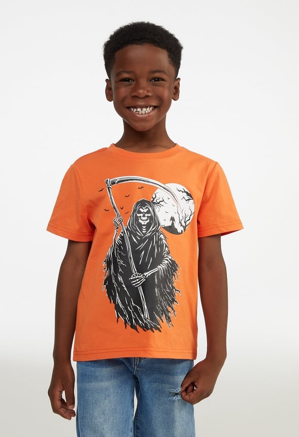 Grim Reaper Tee Orange