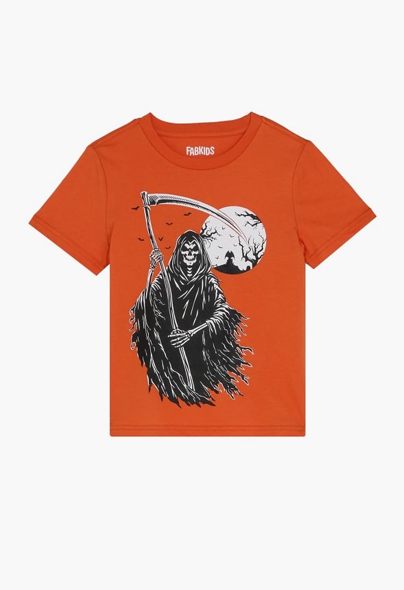 Grim Reaper Tee Orange