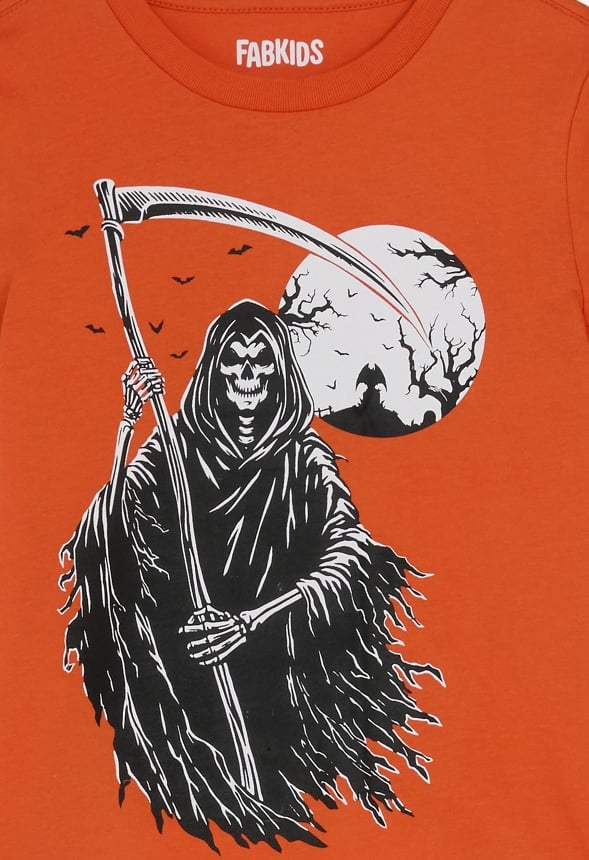 Grim Reaper Tee Orange
