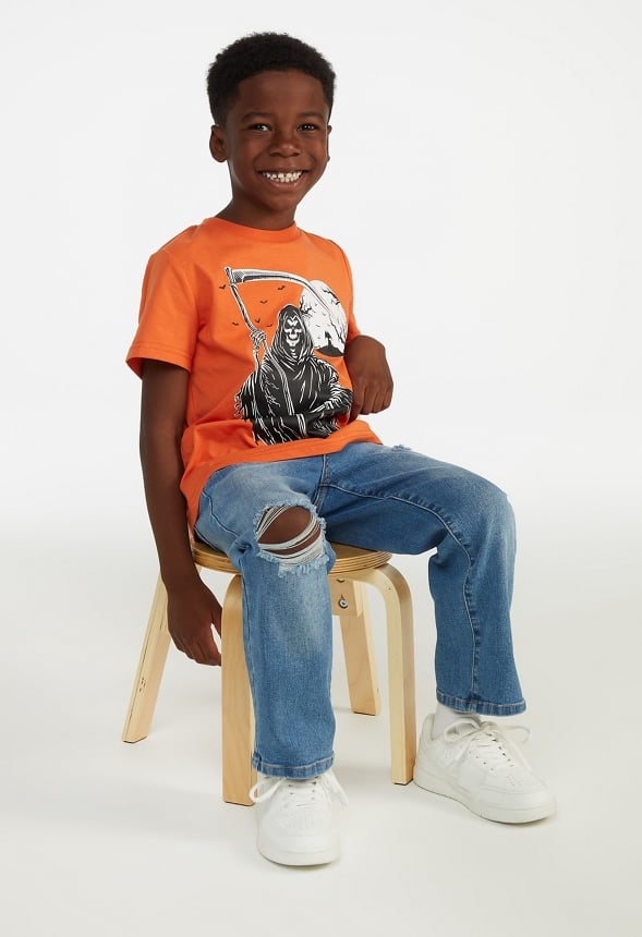 Grim Reaper Tee Orange