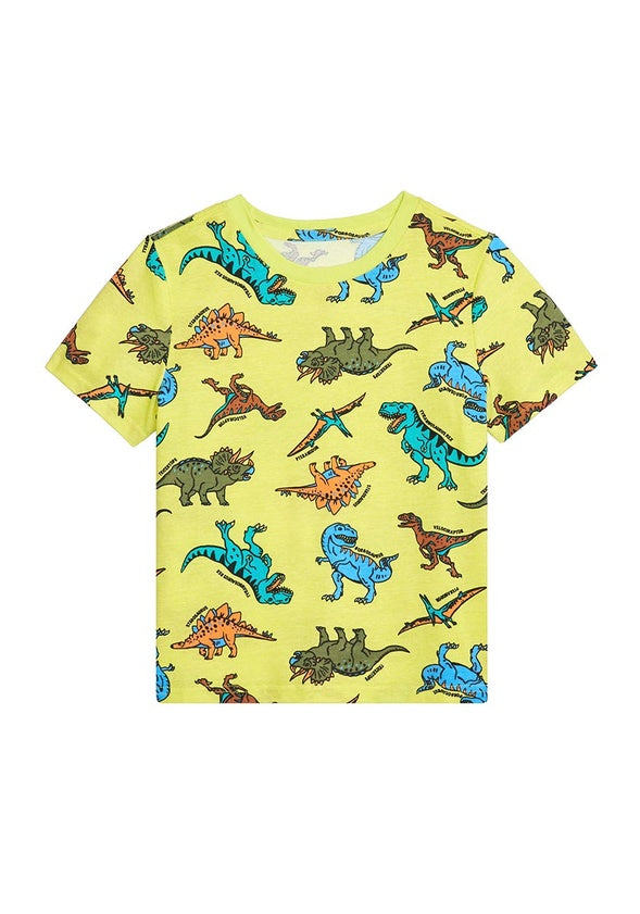 Dino Printed Tee Green