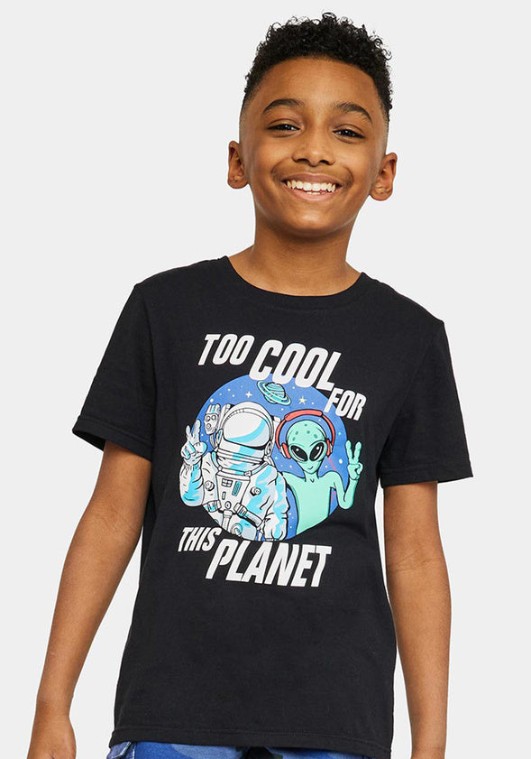 Too Cool Alien Tee Black