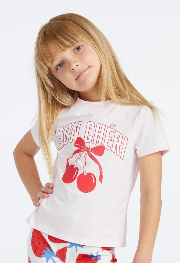 Mon Chéri Baby Tee Light Pink