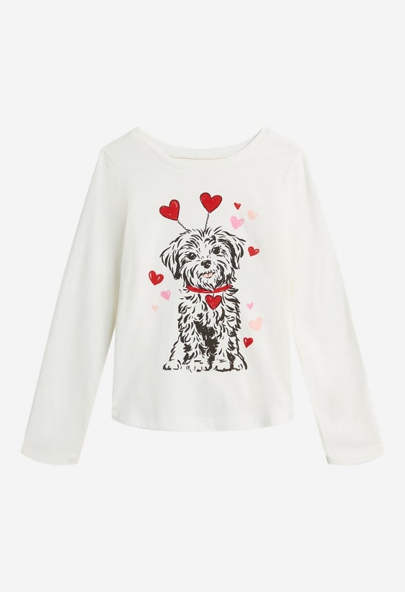 Love Pup Tee White
